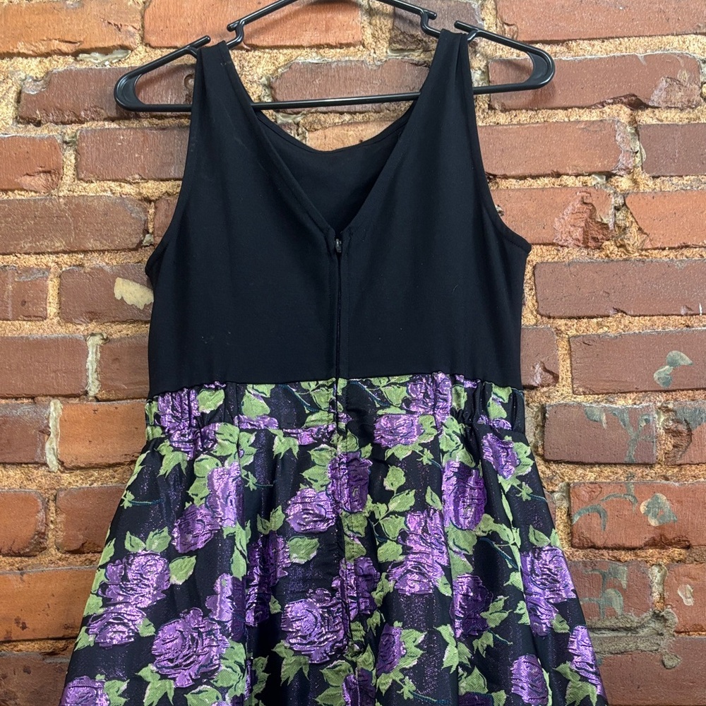 ModCloth Invitation Only Metallic Floral Maxi Dress Size Small Formal Wear - Picture 7 of 7